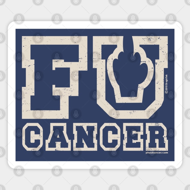 FUcancer Magnet by Dragin_Ink